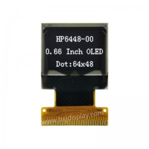 HP6448-00 0.66 inch OLED lcd for watch