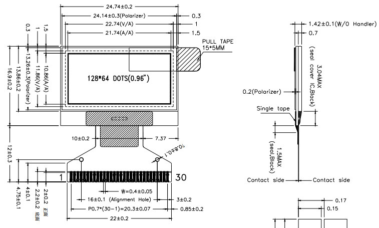 0.96 OLED small OLED Display-01 (2)