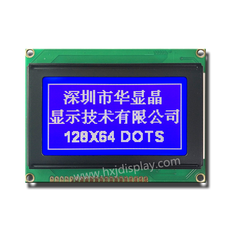 128×64 blue lcd display module KS0108 compatible
