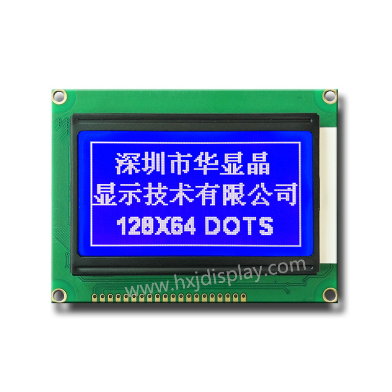 128×64 resolution STN/FSTN gray graphic lcd module