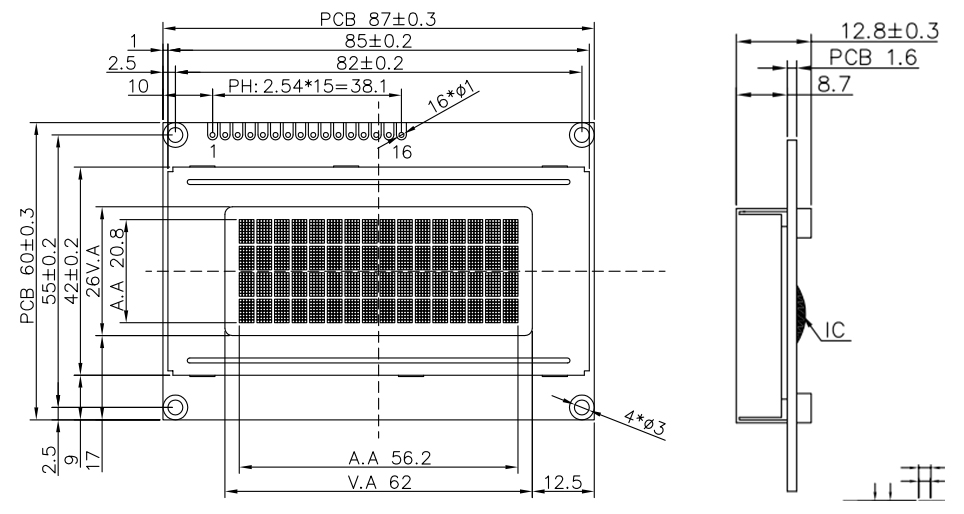 1604 character lcd yellow-green-01 (5)