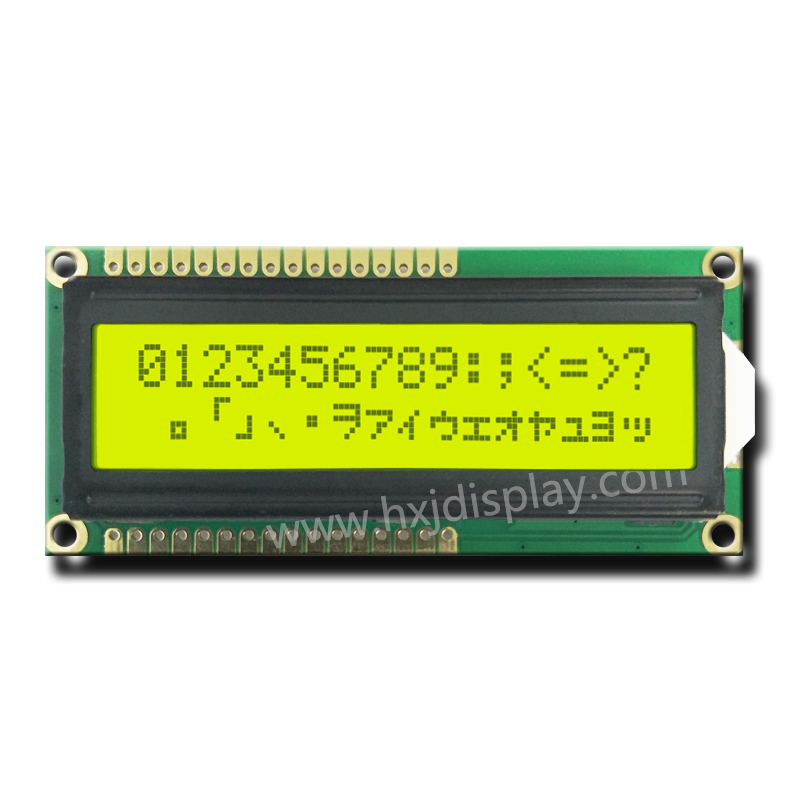 16×2 lcd module with top pin and bottom pin