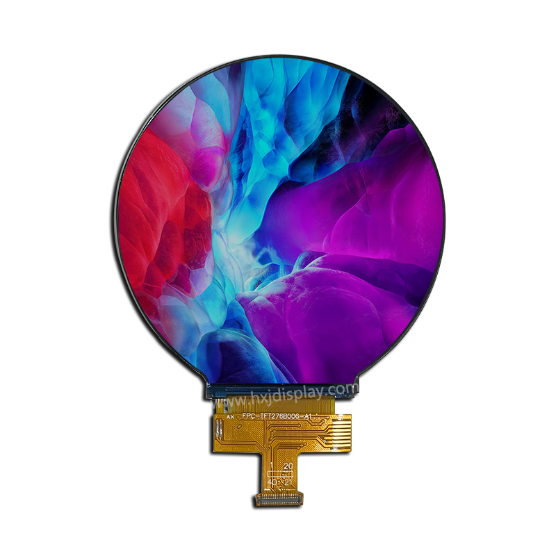 2.76″ Round TFT IPS 480×480 3SPI+18RGB Interface 40 PIN