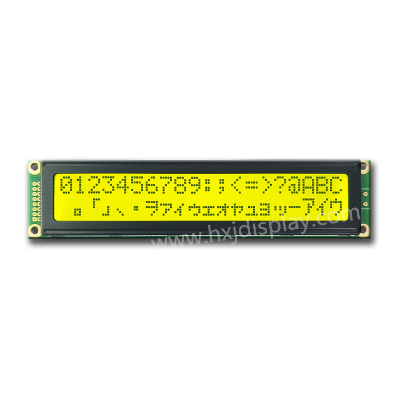 20×2 LCD display module with Yellow-Green backlight 2002
