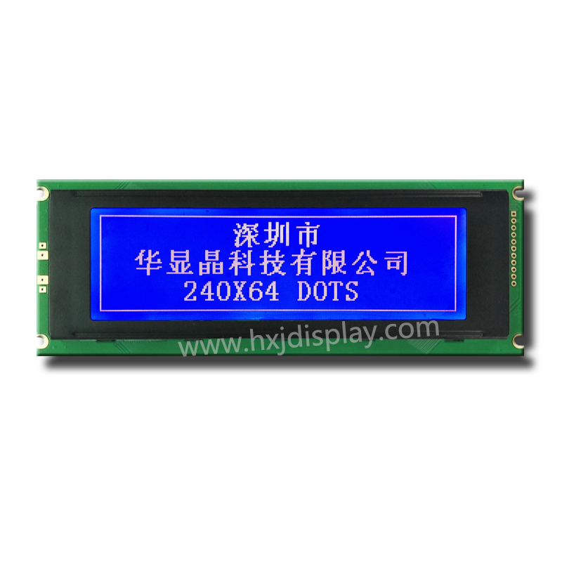Blue-White 240×64 T6963C graphic lcd module