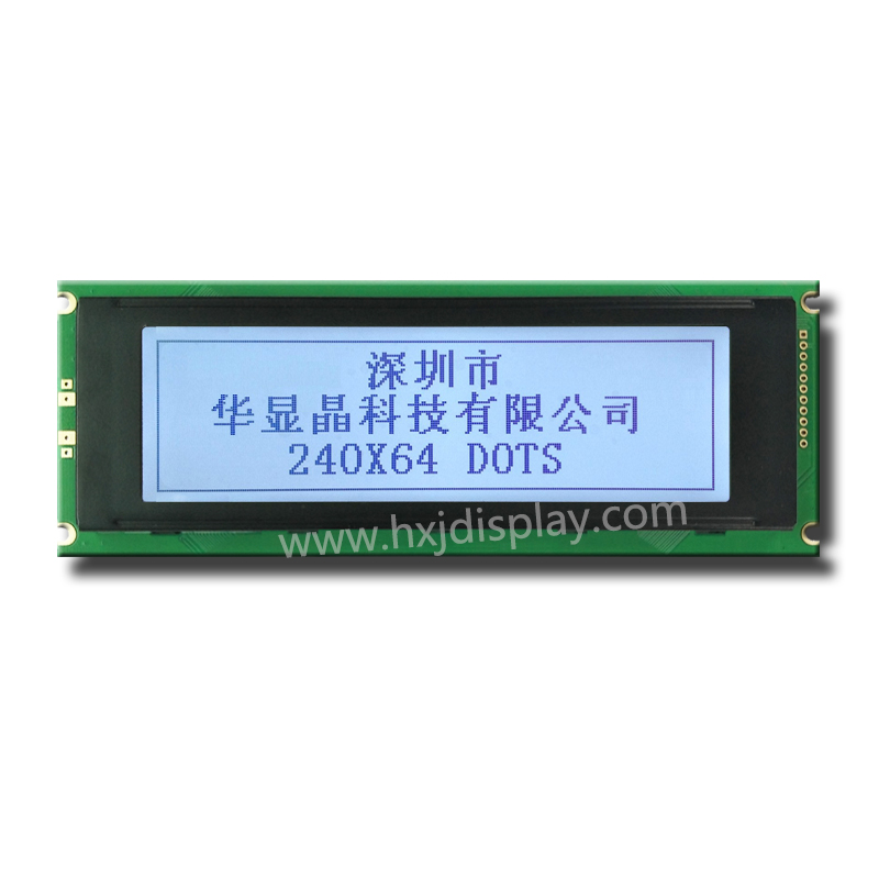 Blue-White 240×64 T6963C graphic lcd module