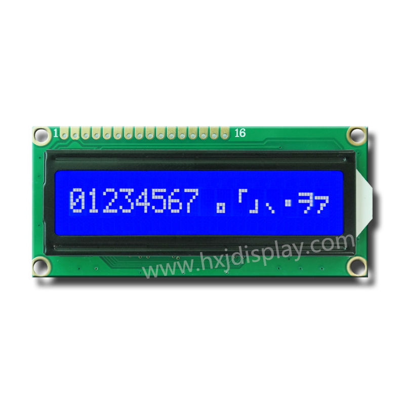 Blue color character 16×1 LCD display module