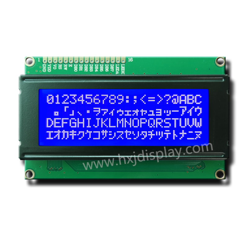 lcd module 4×20 blue transmissive